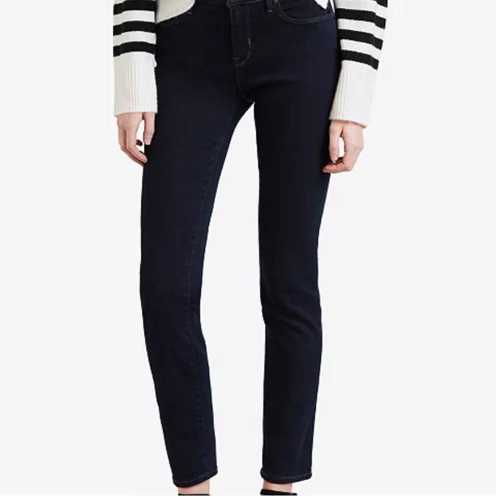 Levi's Black Mid Rise Skinny Jeans Size 8 / W 29